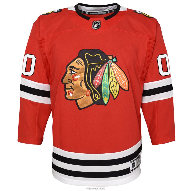 NHL Youth Chicago Blackhawks Red Premier Custom Jersey D002V561 Clothing