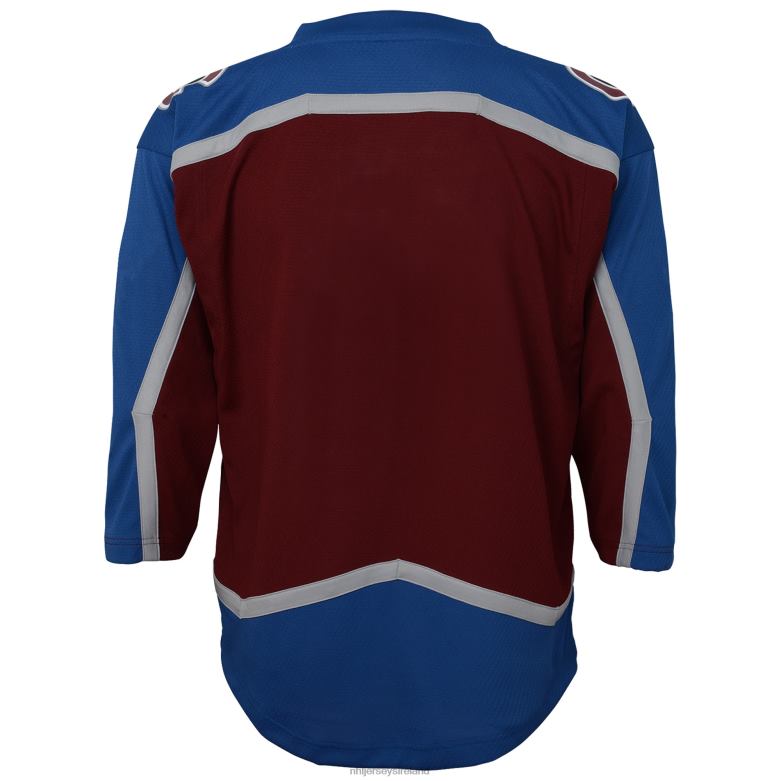 NHL Youth Colorado Avalanche Burgundy Home Blank Replica Jersey D002V1179 Clothing