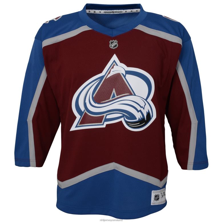 NHL Youth Colorado Avalanche Burgundy Home Custom Replica Jersey D002V993 Clothing