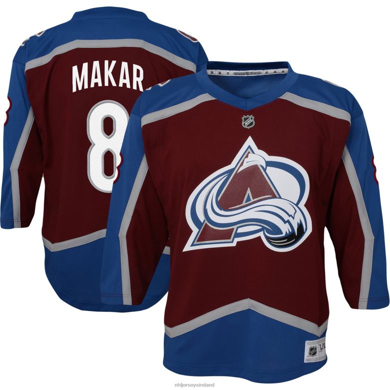NHL Youth Colorado Avalanche Cale Makar Burgundy Home Replica Player Jersey D002V246 Clothing