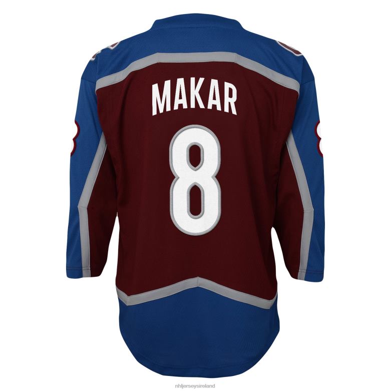 NHL Youth Colorado Avalanche Cale Makar Burgundy Home Replica Player Jersey D002V246 Clothing