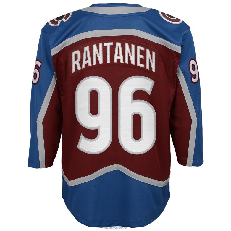 NHL Youth Colorado Avalanche Mikko Rantanen Burgundy Home 2022 Stanley Cup Champions Premier Player Jersey D002V775 Clothing