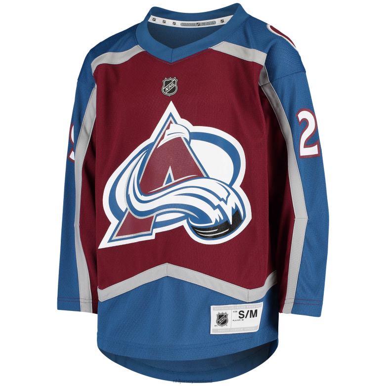 NHL Youth Colorado Avalanche Nathan Mackinnon Burgundy Home Replica Player Jersey D002V153 Clothing