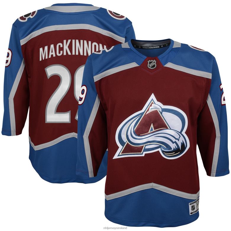 NHL Youth Colorado Avalanche Nathan Mackinnon Burgundy Premier Player Jersey D002V488 Clothing