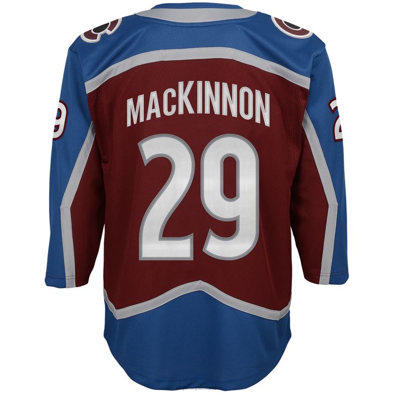 NHL Youth Colorado Avalanche Nathan Mackinnon Burgundy Premier Player Jersey D002V488 Clothing