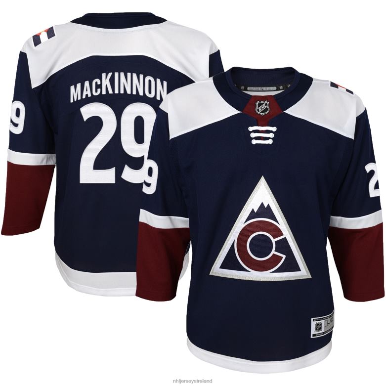 NHL Youth Colorado Avalanche Nathan Mackinnon Navy Alternate Premier Player Jersey D002V544 Clothing