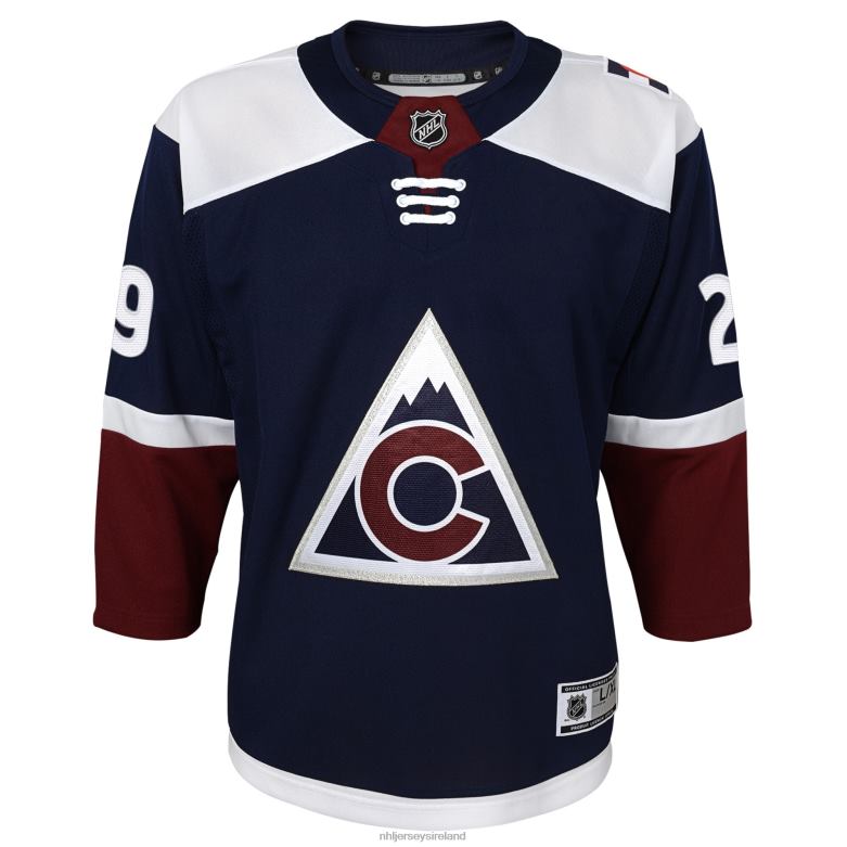 NHL Youth Colorado Avalanche Nathan Mackinnon Navy Alternate Premier Player Jersey D002V544 Clothing