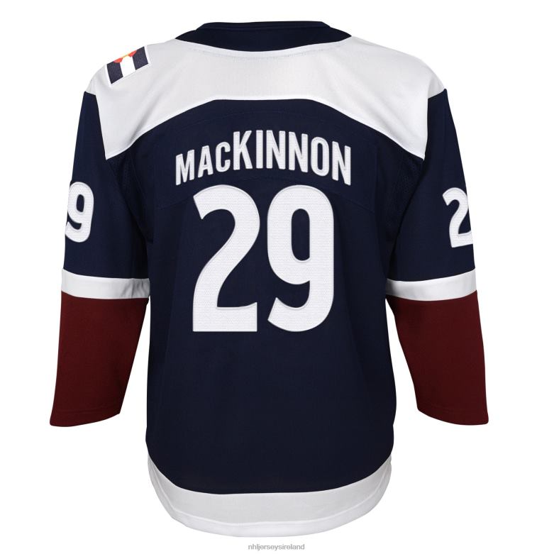 NHL Youth Colorado Avalanche Nathan Mackinnon Navy Alternate Premier Player Jersey D002V544 Clothing