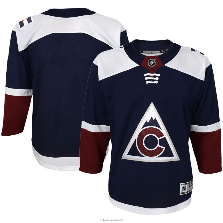 NHL Youth Colorado Avalanche Navy 2018/19 Alternate Premier Jersey D002V672 Clothing