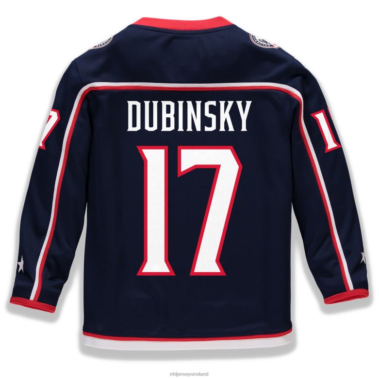 NHL Youth Columbus Blue Jackets Brandon Dubinsky Fanatics Branded Navy Home Replica Player Jersey D002V938 Clothing
