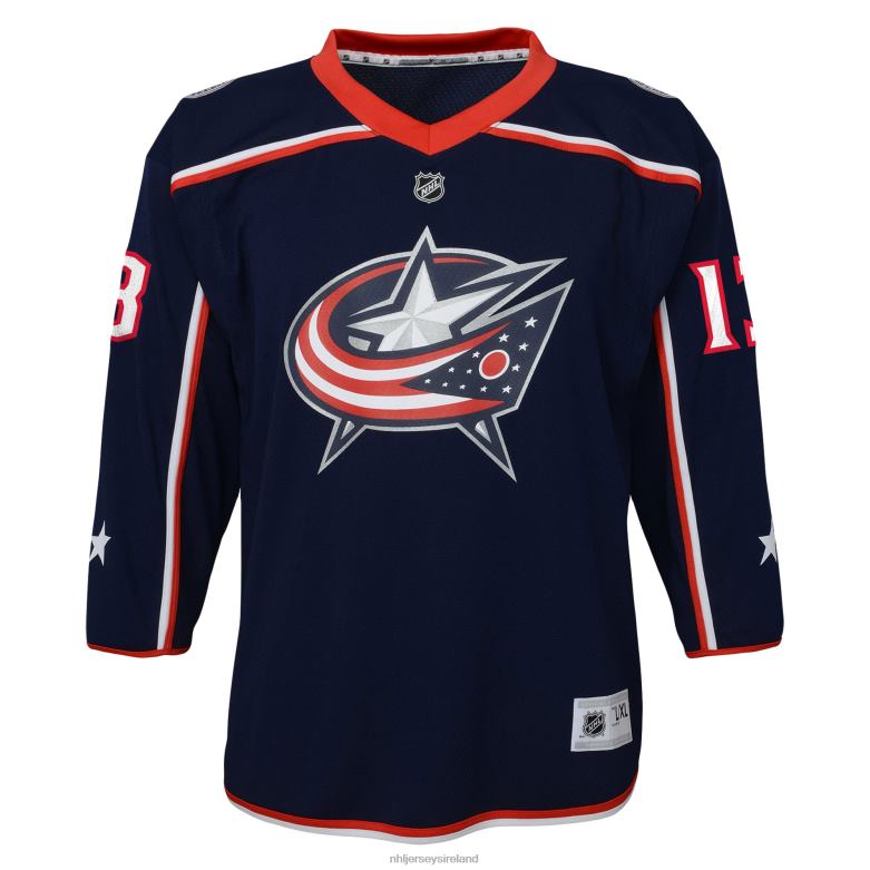 NHL Youth Columbus Blue Jackets Johnny Gaudreau Navy Replica Player Jersey D002V648 Clothing