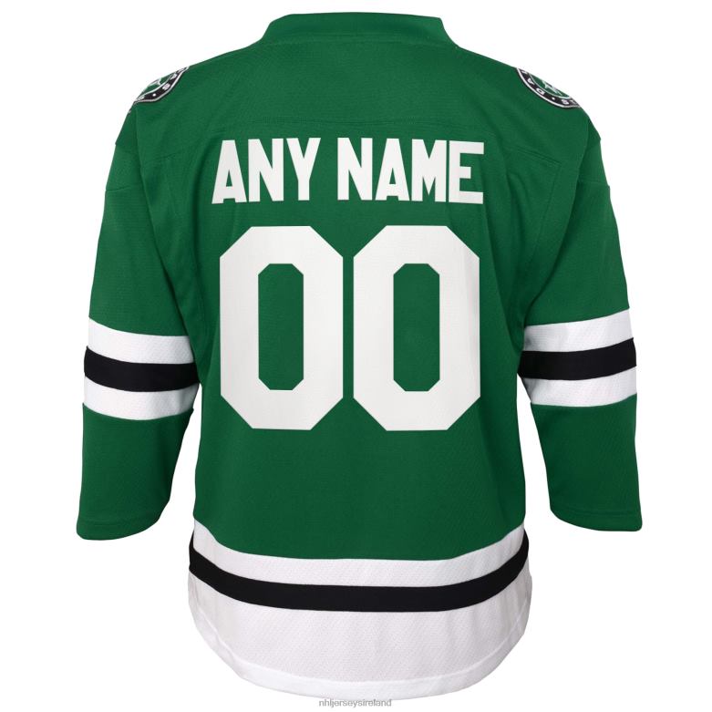 NHL Youth Dallas Stars Green Home Replica Custom Jersey D002V1043 Clothing