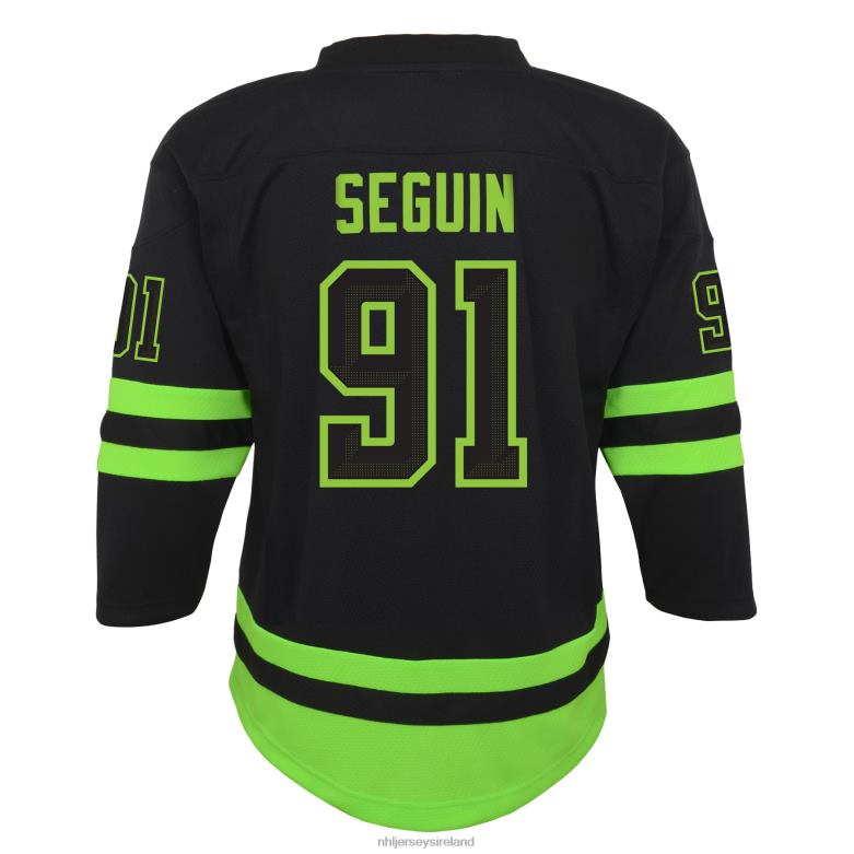 NHL Youth Dallas Stars Tyler Seguin Black 2020/21 Alternate Replica Player Jersey D002V150 Clothing
