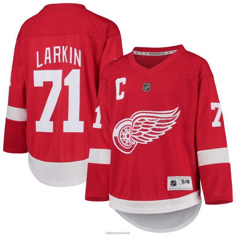 NHL Youth Detroit Red Wings Dylan Larkin Red Home Replica Player Jersey D002V296 Clothing