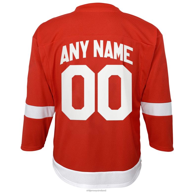 NHL Youth Detroit Red Wings Red Home Replica Custom Jersey D002V373 Clothing