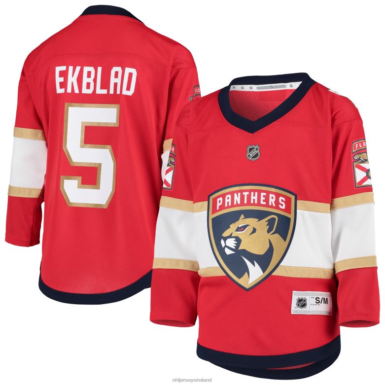 NHL Youth Florida Panthers Aaron Ekblad Red Home Replica Player Jersey D002V659 Clothing