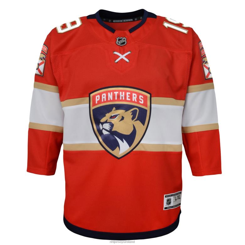 NHL Youth Florida Panthers Matthew Tkachuk Red Home Premier Player Jersey D002V426 Clothing