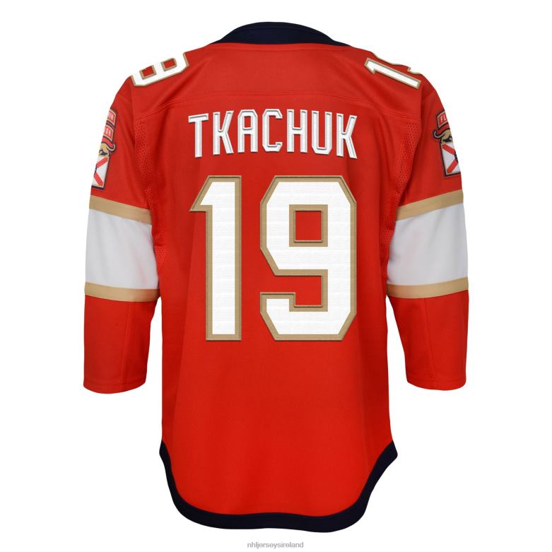 NHL Youth Florida Panthers Matthew Tkachuk Red Home Premier Player Jersey D002V426 Clothing