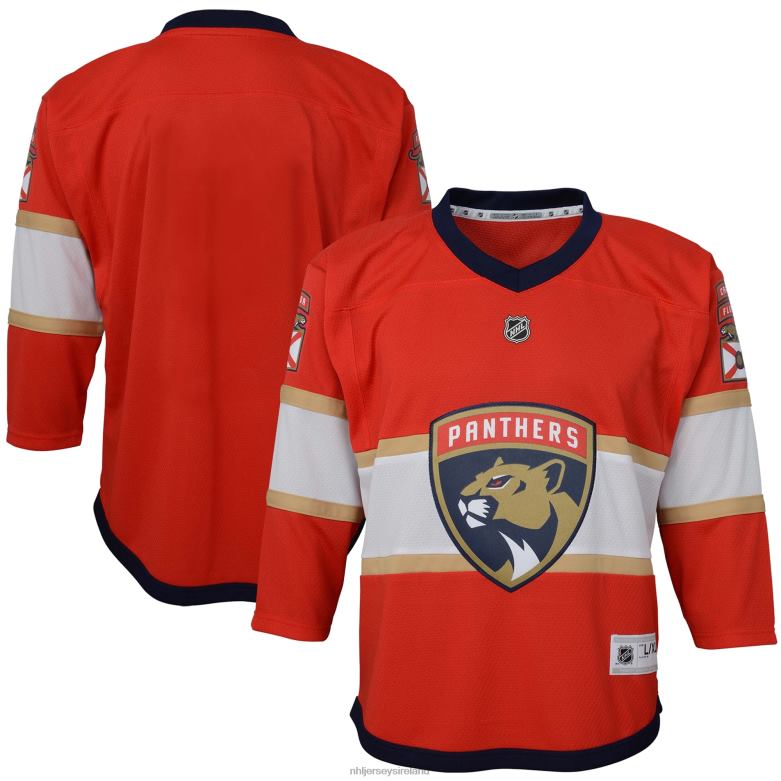 NHL Youth Florida Panthers Red Home Replica Blank Jersey D002V1064 Clothing