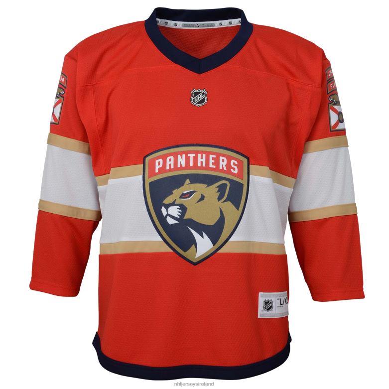 NHL Youth Florida Panthers Red Home Replica Custom Jersey D002V822 Clothing