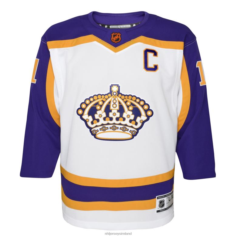 NHL Youth Los Angeles Kings Anze Kopitar White Special Edition 20 Premier Player Jersey D002V778 Clothing