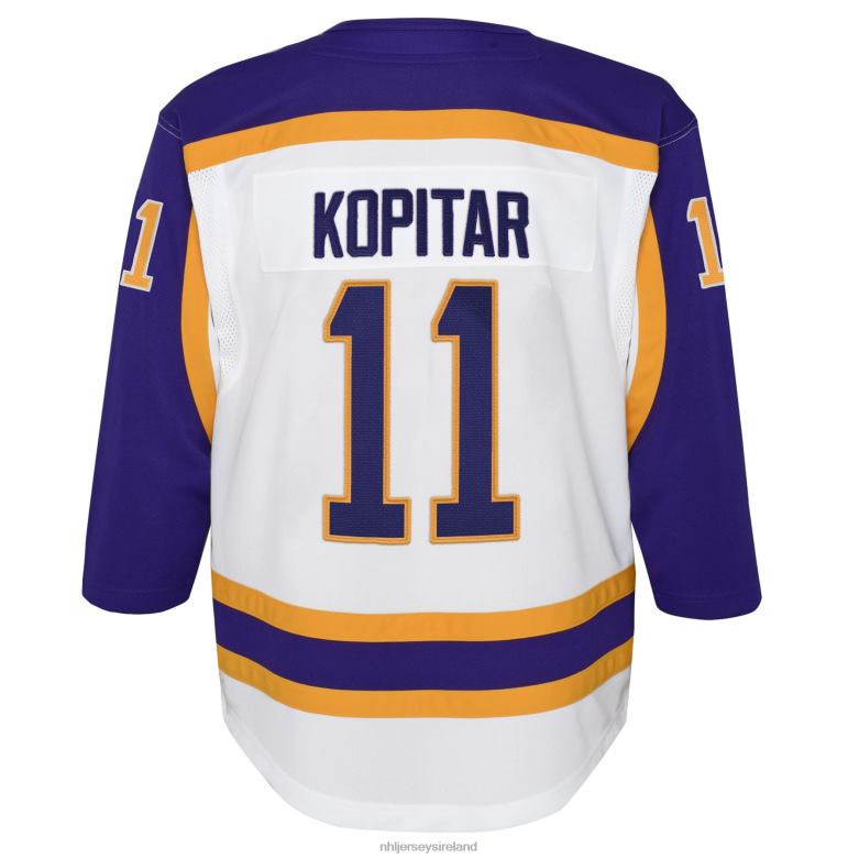 NHL Youth Los Angeles Kings Anze Kopitar White Special Edition 20 Premier Player Jersey D002V778 Clothing