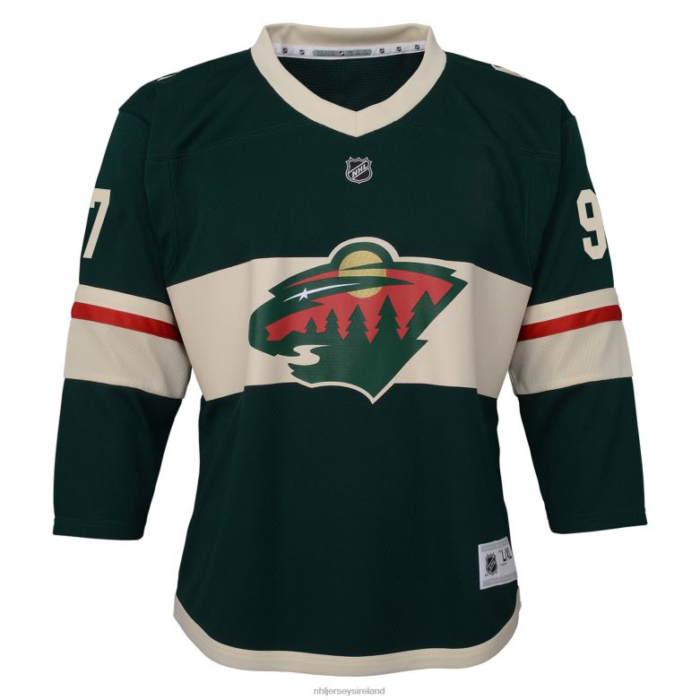 NHL Youth Minnesota Wild Kirill Kaprizov Green Home Replica Player Jersey D002V276 Clothing