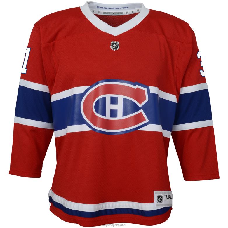 NHL Youth Montreal Canadiens Carey Price Red Home Replica Player Jersey D002V731 Clothing
