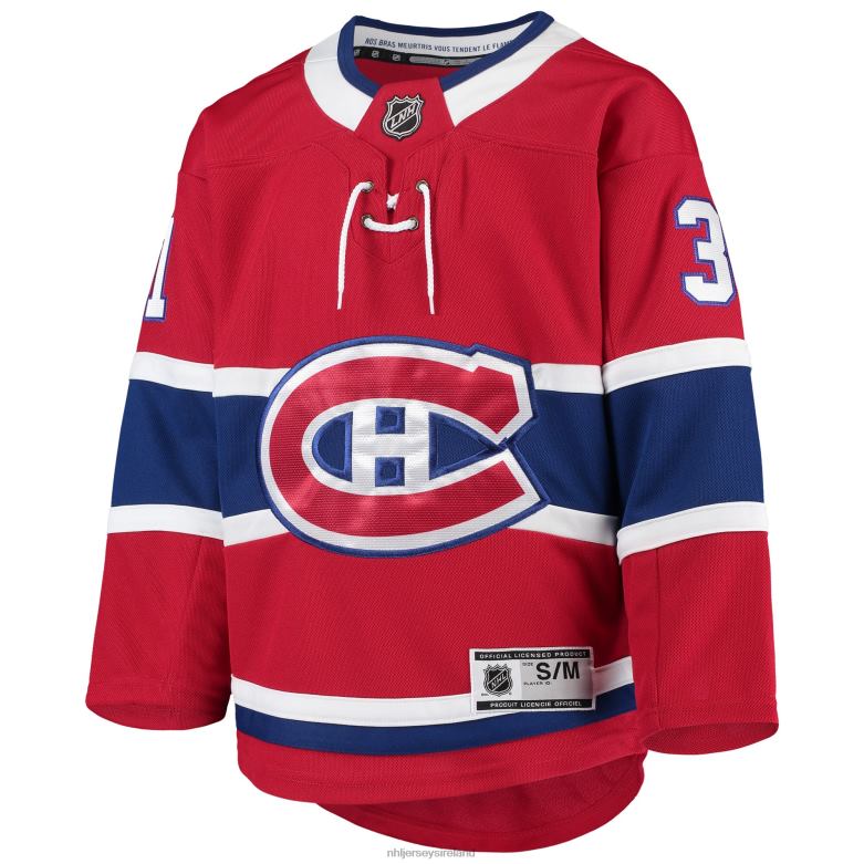 NHL Youth Montreal Canadiens Carey Price Red Premier Player Jersey D002V449 Clothing