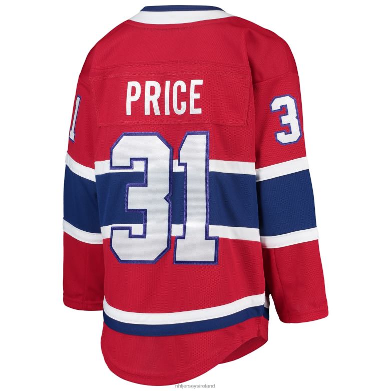NHL Youth Montreal Canadiens Carey Price Red Premier Player Jersey D002V449 Clothing