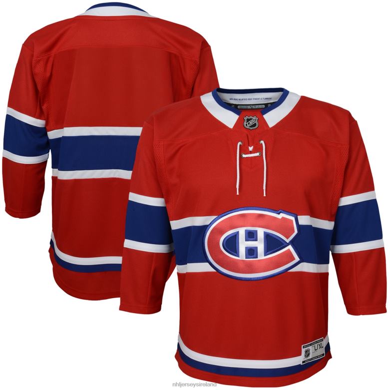 NHL Youth Montreal Canadiens Red Home Premier Jersey D002V2127 Clothing