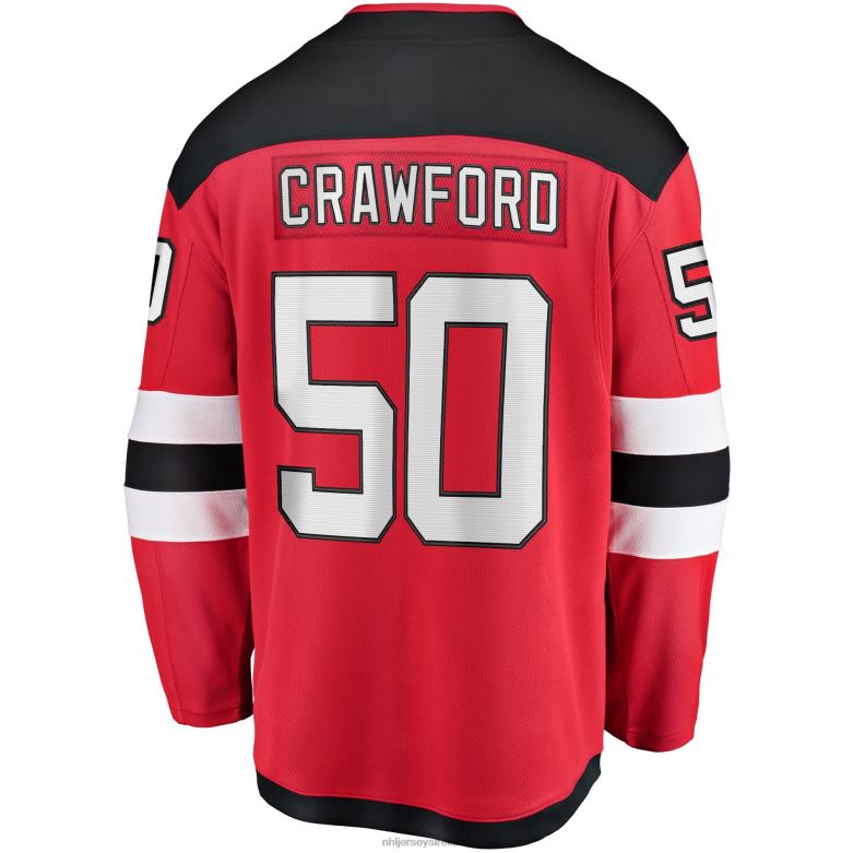 NHL Youth New Jersey Devils Corey Crawford Fanatics Branded Red Breakaway Player Jersey D002V2047 Clothing