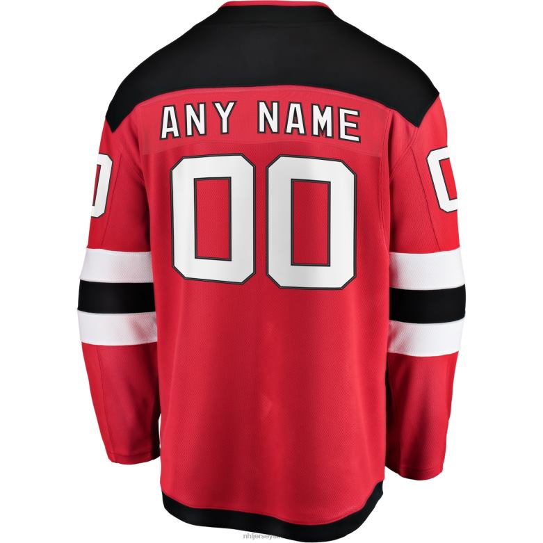 NHL Youth New Jersey Devils Fanatics Branded Red Home Breakaway Custom Jersey D002V553 Clothing