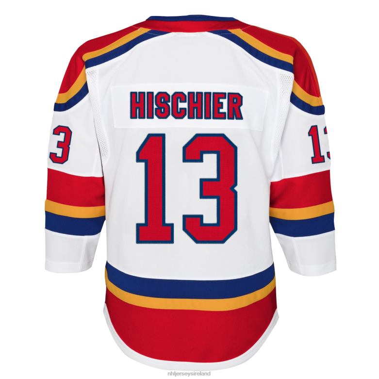 NHL Youth New Jersey Devils Nico Hischier White Special Edition 20 Premier Player Jersey D002V1366 Clothing