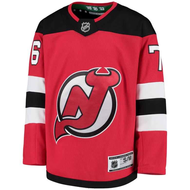 NHL Youth New Jersey Devils PK Subban Red Home Premier Player Jersey D002V1756 Clothing