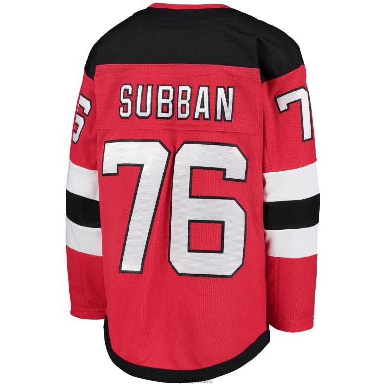 NHL Youth New Jersey Devils PK Subban Red Home Premier Player Jersey D002V1756 Clothing