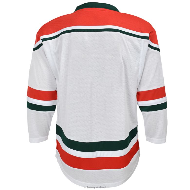 NHL Youth New Jersey Devils White 2022/23 Heritage Replica Jersey D002V929 Clothing