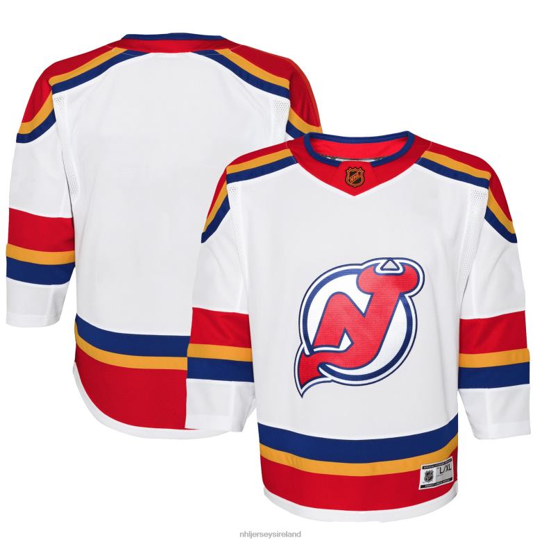 NHL Youth New Jersey Devils White Special Edition 20 Premier Blank Jersey D002V1645 Clothing