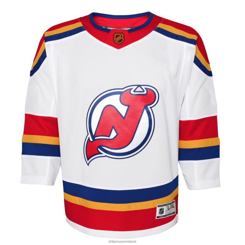 NHL Youth New Jersey Devils White Special Edition 20 Premier Blank Jersey D002V1645 Clothing