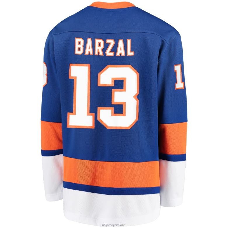 NHL Youth New York Islanders Mathew Barzal Royal Home Player Replica Jersey D002V256 Clothing