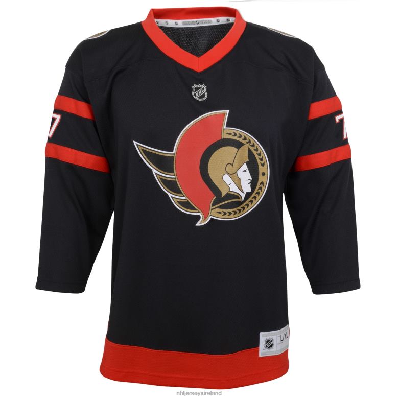 NHL Youth Ottawa Senators Brady Tkachuk Black 2020/21 Home Replica Player Jersey D002V836 Clothing