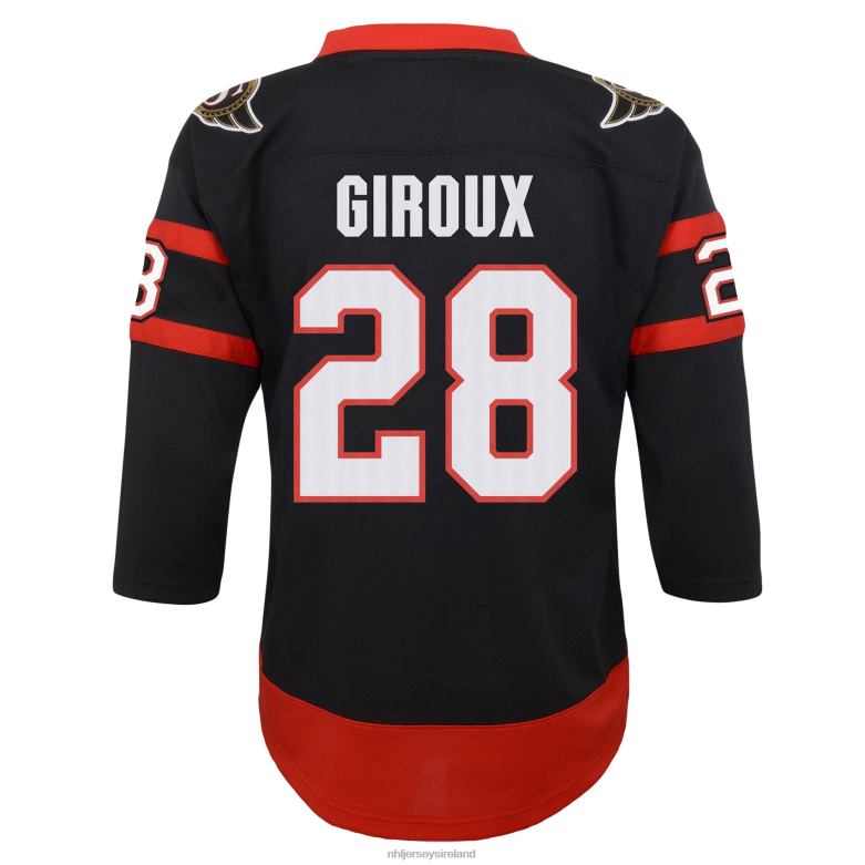 NHL Youth Ottawa Senators Claude Giroux Black Replica Player Jersey D002V801 Clothing