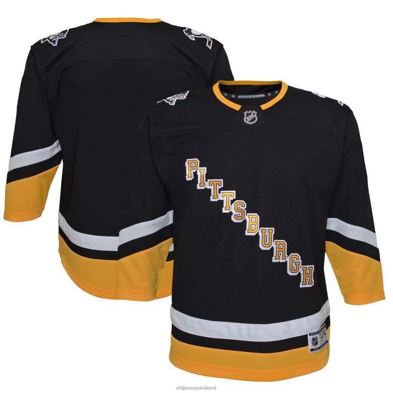 NHL Youth Pittsburgh Penguins Black 2021/22 Alternate Premier Jersey D002V1100 Clothing