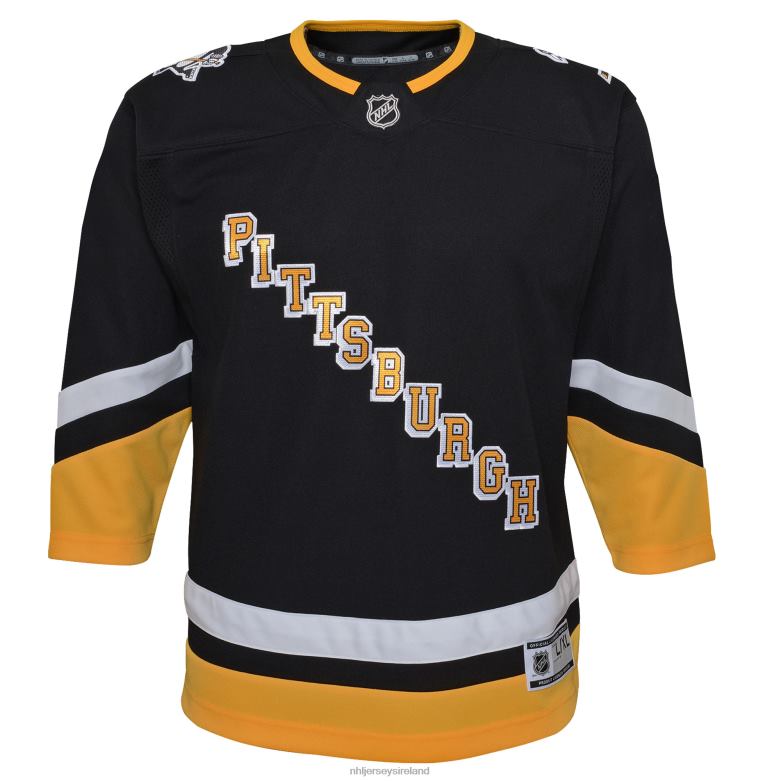 NHL Youth Pittsburgh Penguins Black 2021/22 Alternate Premier Jersey D002V1100 Clothing