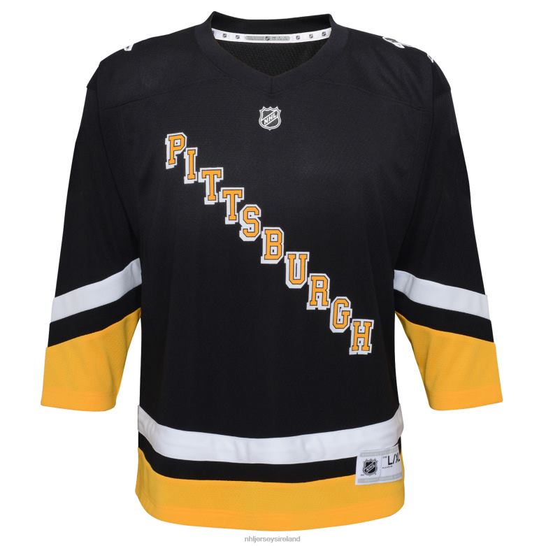 NHL Youth Pittsburgh Penguins Black 2021/22 Alternate Replica Jersey D002V727 Clothing