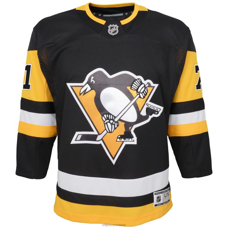 NHL Youth Pittsburgh Penguins Evgeni Malkin Black Home Premier Player Jersey D002V428 Clothing
