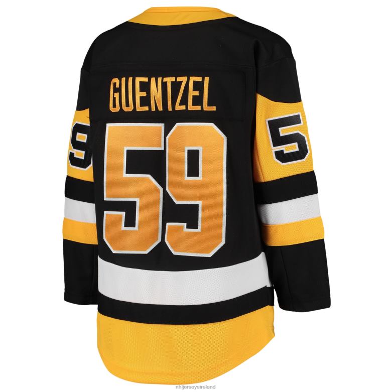 NHL Youth Pittsburgh Penguins Jake Guentzel Black Home Premier Player Jersey D002V463 Clothing