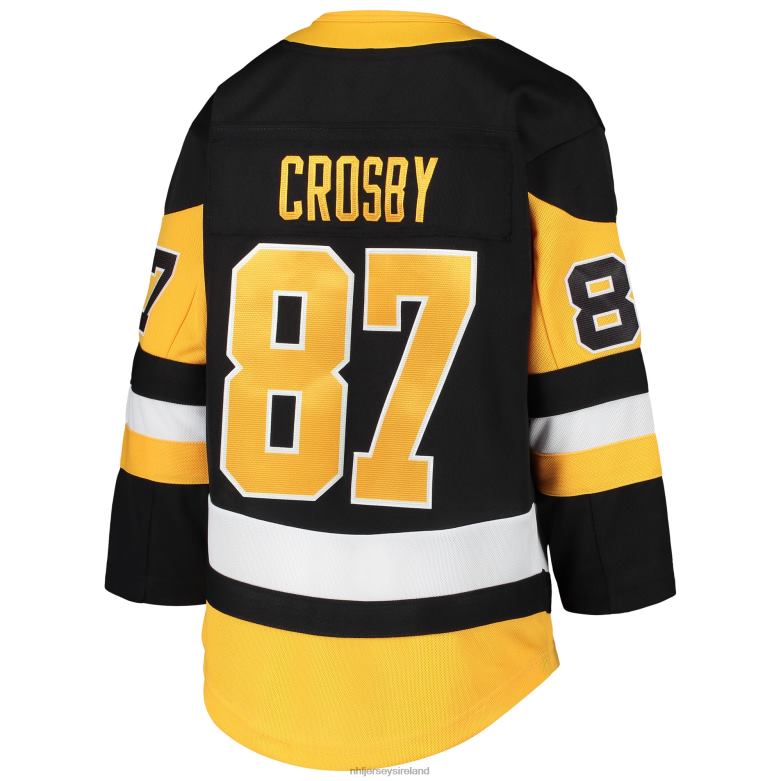 NHL Youth Pittsburgh Penguins Sidney Crosby Black Premier Player Jersey D002V228 Clothing