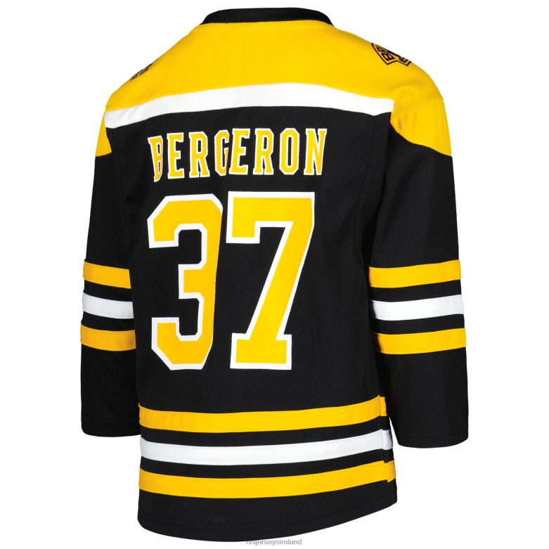 NHL Youth Preschool Boston Bruins Patrice Bergeron Black Replica Player Jersey D002V95 Clothing