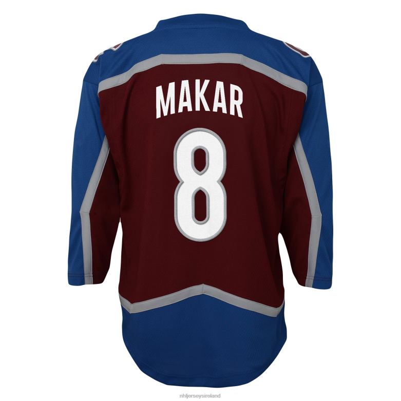 NHL Youth Preschool Colorado Avalanche Cale Makar Burgundy Replica Player Jersey D002V646 Clothing